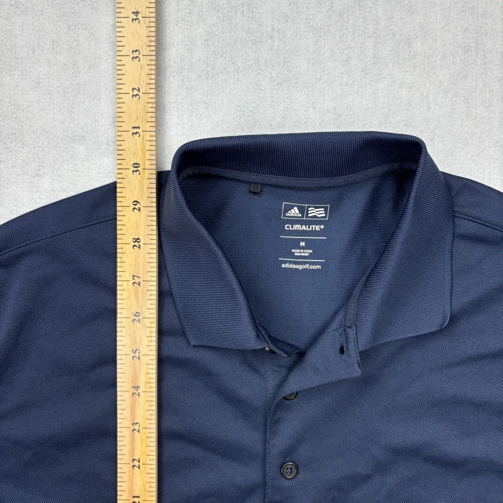 Adidas Climalite Mens Golf Polo Shirt Navy Blue PNC Logo Size M‎ X25620